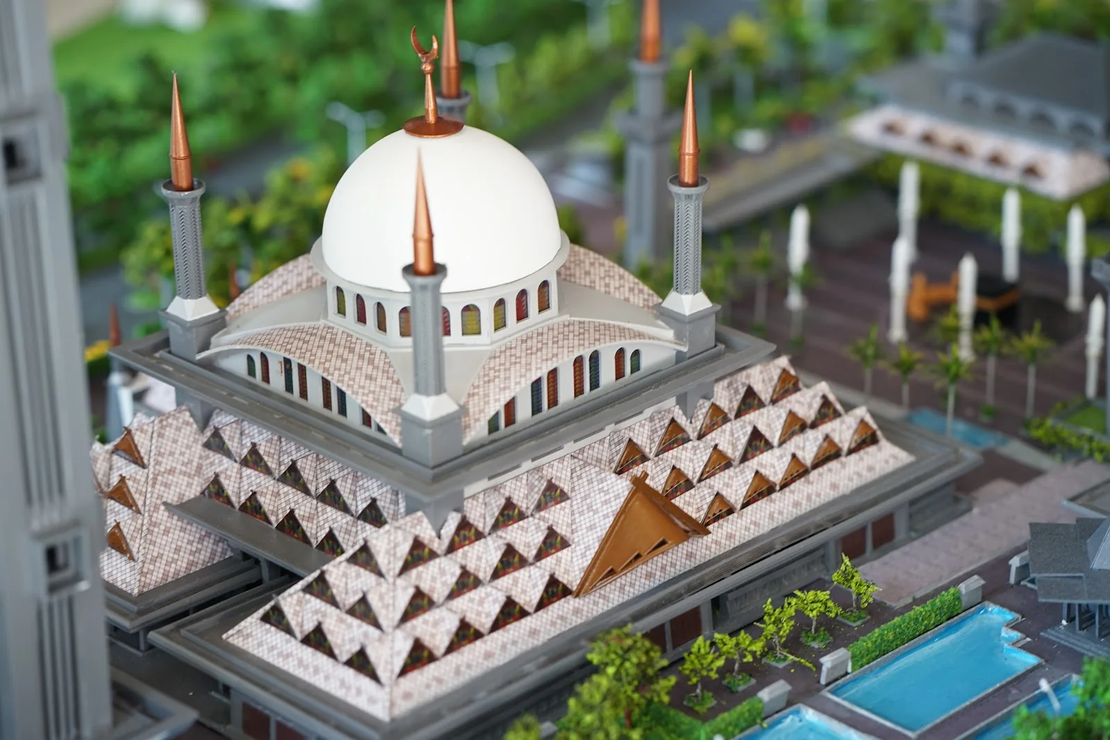 Masjid Raya Bogor dome detail.